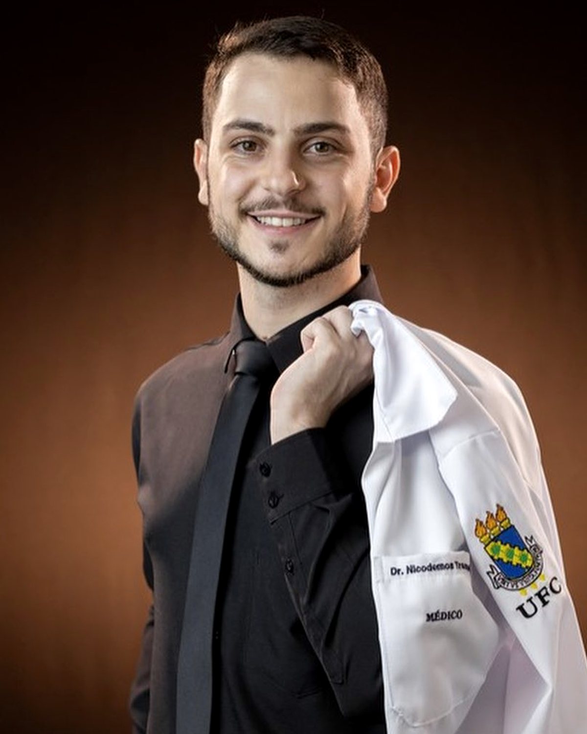 Retrato do Dr. Nicodemos Traspadini, dermatologista